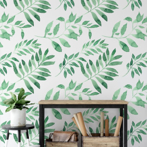 Tapeta na ścianę - lovely plants , rodzaj - tapeta flizelinowa laminowana