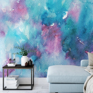 Tapeta na ścianę - marine-pink art , rodzaj - tapeta flizelinowa laminowana