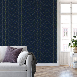 Tapeta na ścianę - minimal artdeco , rodzaj - tapeta winylowa strukturalna