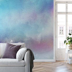 Tapeta na ścianę - watercolor mist , rodzaj - tapeta flizelinowa