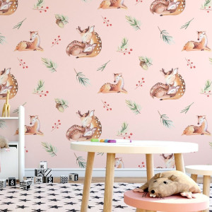 Tapeta dziecięca - woody pinkland , rodzaj - tapeta flizelinowa