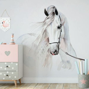 Tapeta dla dzieci - horse kingdom , rodzaj - tapeta flizelinowa laminowana