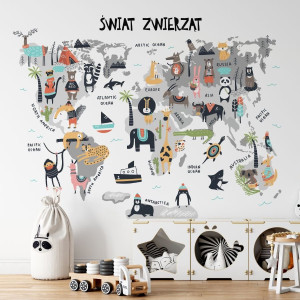 Tapeta dla dzieci - świat zwierząt , rodzaj - próbka tapety 50x50cm