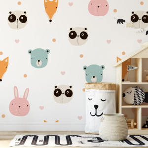 Tapeta dla dzieci - pastel squad , rodzaj - tapeta flizelinowa laminowana