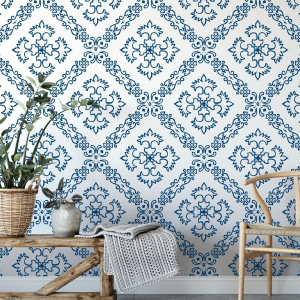 Tapeta na ścianę - blue decoratia , rodzaj - tapeta winylowa strukturalna