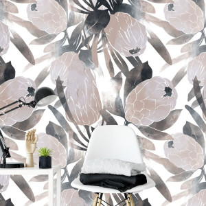 Tapeta na ścianę - flowers of art , rodzaj - tapeta flizelinowa laminowana