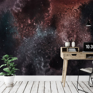 Tapeta na ścianę - galaxy wall , rodzaj - próbka tapety 50x50cm
