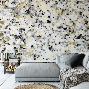 Tapeta na ścianę - marble & gold , rodzaj - tapeta flizelinowa laminowana