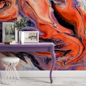 Tapeta na ścianę - marble fusion , rodzaj - tapeta flizelinowa laminowana