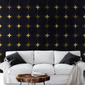 Tapeta na ścianę - stars in dark , rodzaj - próbka tapety 50x50cm