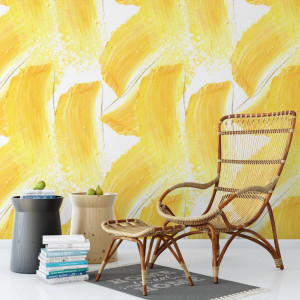 Tapeta na ścianę - sunny strokes , rodzaj - tapeta flizelinowa laminowana