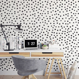 Dotty - designerska tapeta ścienna , rodzaj - tapeta winylowa strukturalna