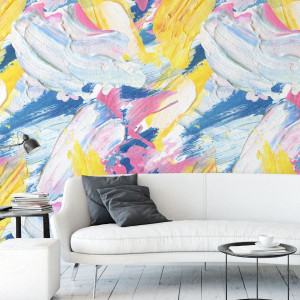 Tapeta na ścianę - wall of artist , rodzaj - tapeta flizelinowa