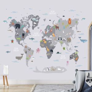 Tapeta na ścianę - world of animals , rodzaj - tapeta flizelinowa laminowana