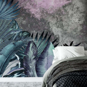 Tapeta na ścianę - jungle of colors , rodzaj - tapeta flizelinowa laminowana
