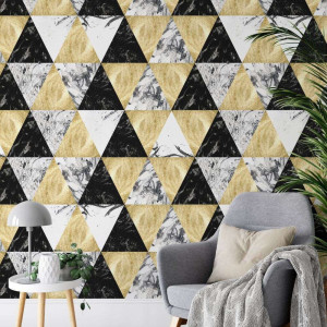 Tapeta na ścianę - magnificent marble , rodzaj - tapeta flizelinowa laminowana