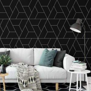 Tapeta na ścianę - triangular camouflage , rodzaj - próbka tapety 50x50cm