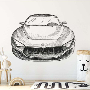 Tapeta dla dzieci - fastcar , rodzaj - tapeta flizelinowa laminowana