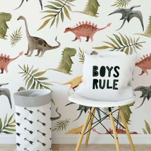 Tapeta dla dzieci - jungle dino , rodzaj - próbka tapety 50x50cm