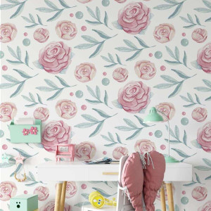 Tapeta dla dzieci - rosen softness , rodzaj - tapeta flizelinowa