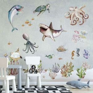 Tapeta dla dzieci - underwater art , rodzaj - próbka tapety 50x50cm