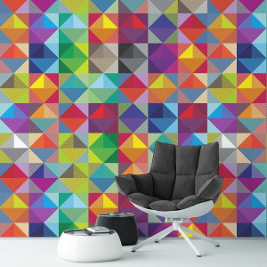 Total abstract - tapeta ścienna , rodzaj - próbka tapety 50x50cm