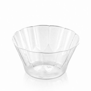 Wielorazowe pucharki plastikowe finger food DECO 100 ml - 25 szt.