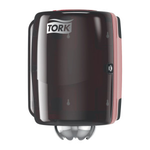 Dozownik Tork 659008 do ręczników papierowych centralnie dozowanych - czarno-czerwony