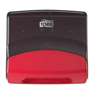 Dozownik Tork 654008 do czyściw w odcinkach - czarno-czerwony
