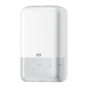 Dozownik Tork 556000 do papieru toaletowego w składce - biały
