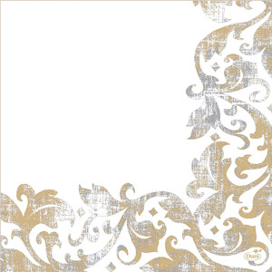 Serwetki Dunisoft - 40 x 40 cm - Festiva White 186960 - 60 szt.