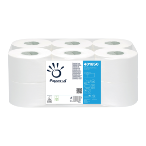 Papier toaletowy Papernet 401850 - mini jumbo - 170 m - 12 rolek