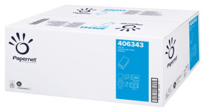 Ręczniki papierowe Papernet 406343 w składce ZZ - białe - 3750 odcinków - H3