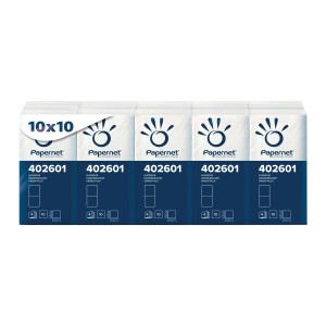 Chusteczki higieniczne Papernet 402601 - pakiet 10x10 szt.