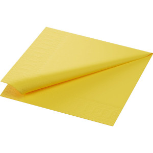 Serwetka TISSUE - Żółty 180385 - 33x33 cm - 125 szt.