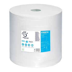 Czyściwo przemysłowe Papernet 416612 DryTech - celuloza - białe - 360 m - 1 rolka