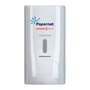 Dozownik do mydła w pianie Papernet 416150 -Defend Tech - biały - 0,5 l
