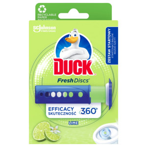 Duck Fresh Disc do WC - zestaw startowy 36 ml - limonka