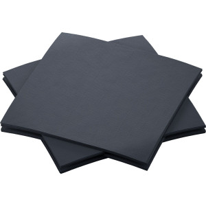 Serwetki Dunisoft BIO - 20 x 20 cm - czarne 202962 - 180 szt.