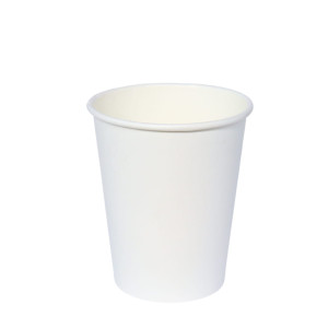 Kubek papierowy 0% plastiku - biały - 250 ml - 50 szt.