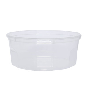 Pojemnik plastikowy okrągły 350 ml - wielorazowy PP-BS - 200 szt.