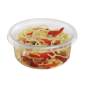 Pojemnik PP plastikowy na zupę okrągły 350 ml - wielorazowy - Guillin - 50 szt.