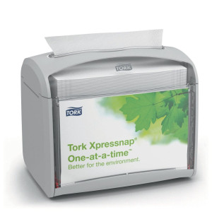 Dozownik do serwetek Tork Xpressnap 272613 na stolik - system N4 - szary
