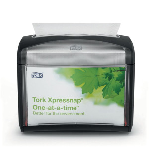 Dozownik do serwetek Tork Xpressnap 272611 na stolik - system N4 - czarny