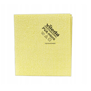 Ściereczka PVA Micro - Vileda Professional - mikro włókno - żółta - 38 x 35 cm