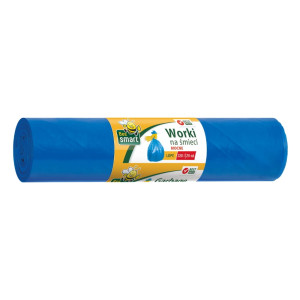 Worki na śmieci Bee Smart ldpe 120 l - niebieskie - 25 szt.
