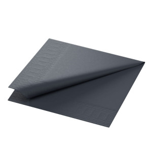 Serwetka TISSUE - Czarna 151820 - 40 x 40 cm - 1000 szt.