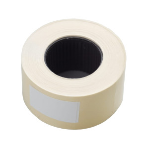 Taśma dwurzędowa Tovel do metkownicy - biała - 26 x 16 mm - 700 metek na rolce - 5 rolek