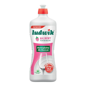 Ludwik - płyn do mycia naczyń - malina 0,9 l