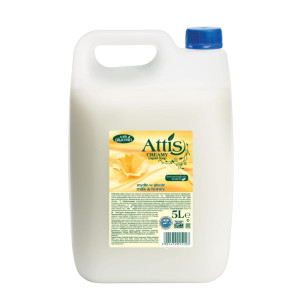 Mydło w płynie Attis - mleko i miód - 5 l